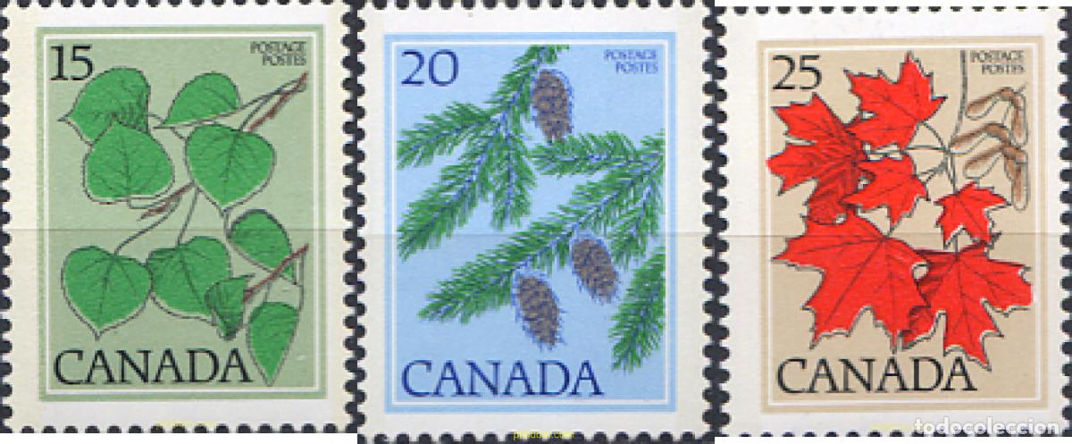 Sellos: 130068 MNH CANADA 1977 ARBOLES