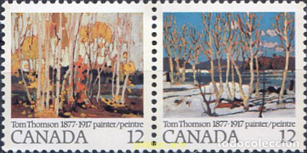Sellos: 299467 MNH CANADA 1977 CENTENARIO DEL PINTOR TOM THOMSON