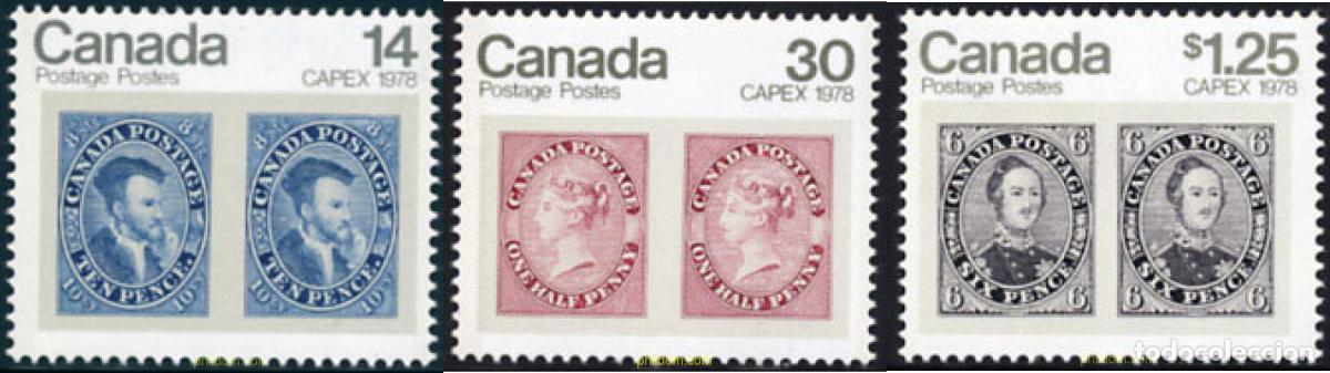 Sellos: 130080 MNH CANADA 1978 CAPEX 78. EXPOSICION FILATELICA INTERNACIONAL EN TORONTO