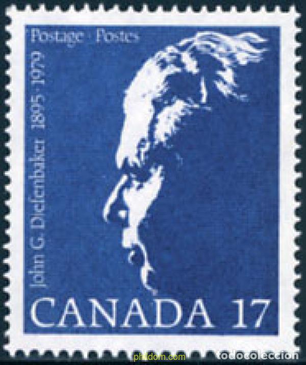 Timbres: 130135 MNH CANADA 1980 HOMENAJE A JOHN G. DIEFENBAKER