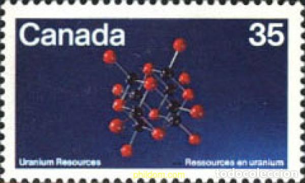 Timbres: 130137 MNH CANADA 1980 RECURSOS DEL URANIO