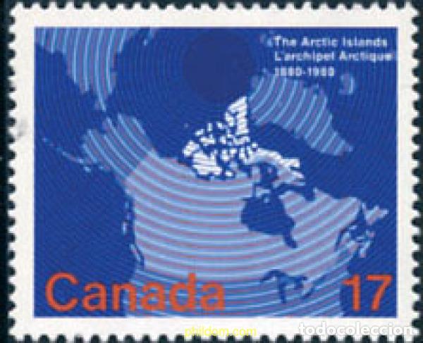 Timbres: 130131 MNH CANADA 1980 CENTENARIO DE LA ADQUISICI&Oacute;N DEL ARCHIPIELAGO ARTICO CANADIENSE