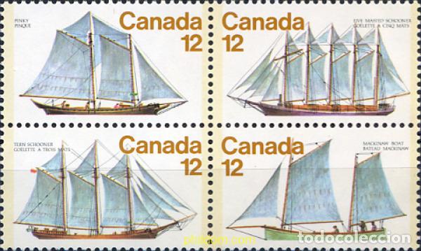 Selos: 299468 MNH CANADA 1977 VELEROS