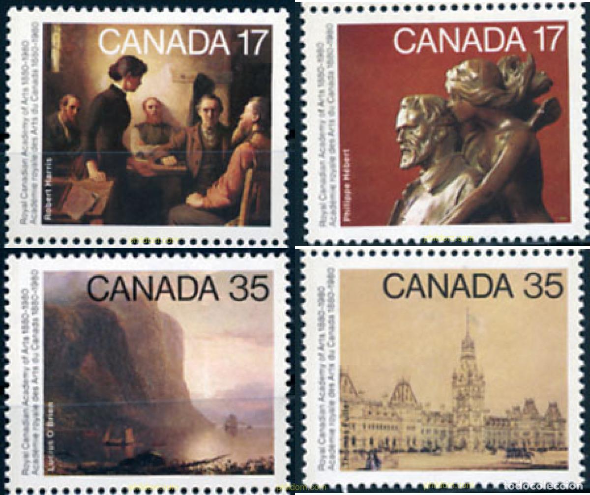 Selos: 130133 MNH CANADA 1980 CENTENARIO DE LA ACADEMIA REAL CANADIENSE