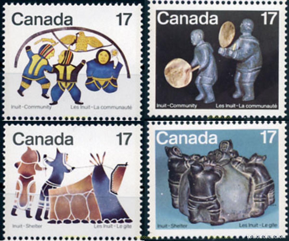 Francobolli: 130129 MNH CANADA 1979 ESQUIMALES