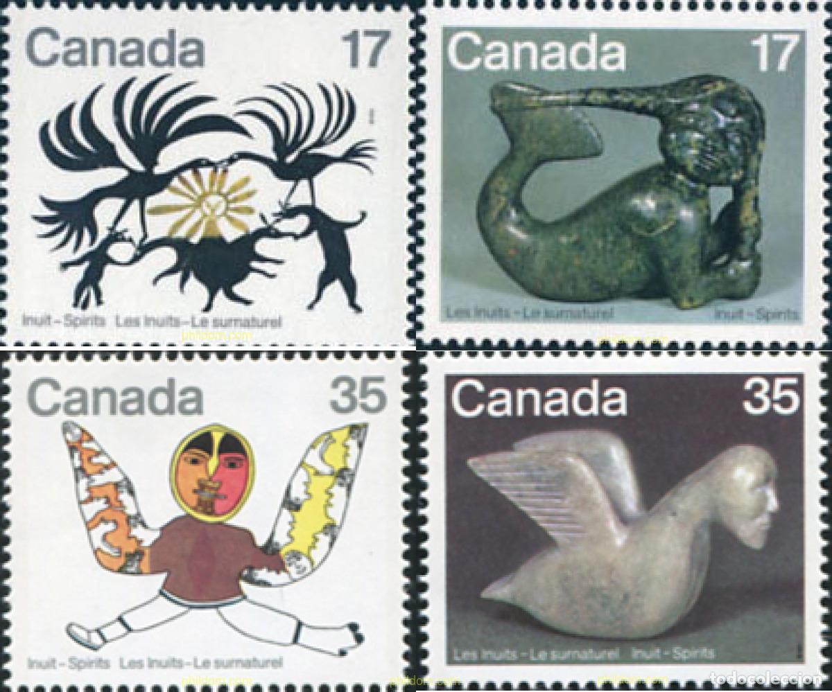 Sellos: 130138 MNH CANADA 1980 LOS INUITS - Foto 1
