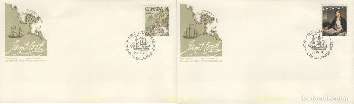 Francobolli: 643585 MNH CANADA 1978 200 ANIVERSARIO DEL TERCER VIAJE DEL CAPITAN COOK