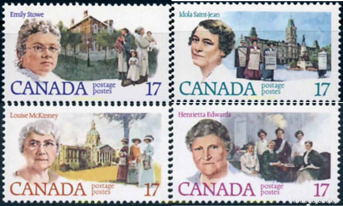 Francobolli: 130142 MNH CANADA 1981 PERSONALIDADES FEMENINAS