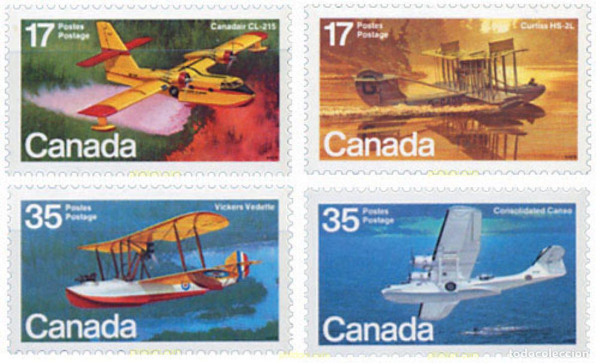 Francobolli: 130128 MNH CANADA 1979 AVIACION CANADIENSE. HIDROAVIONES