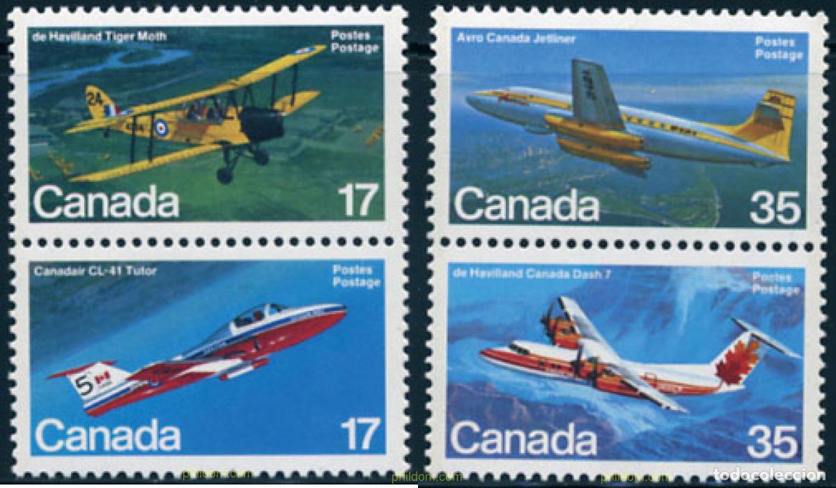 Sellos: 287322 MNH CANADA 1981 AVIACION