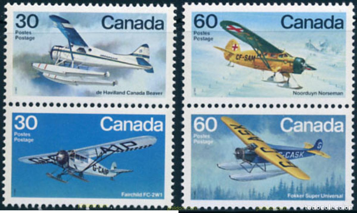 Sellos: 287324 MNH CANADA 1982 AVIACION - Foto 1