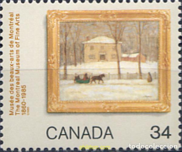 Sellos: 130269 MNH CANADA 1985 125 ANIVERSARIO DEL MUSEO DE BELLAS ARTES DE MONTREAL