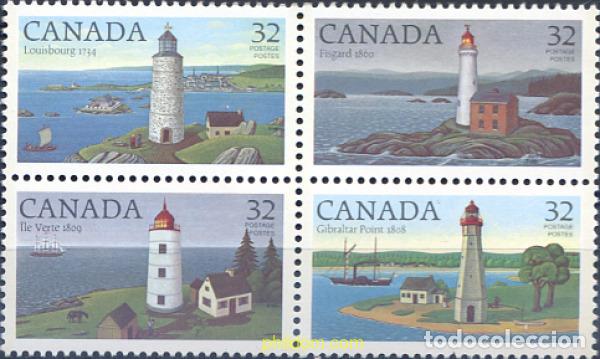 Sellos: 299491 MNH CANADA 1984 FAROS CANADIENSES