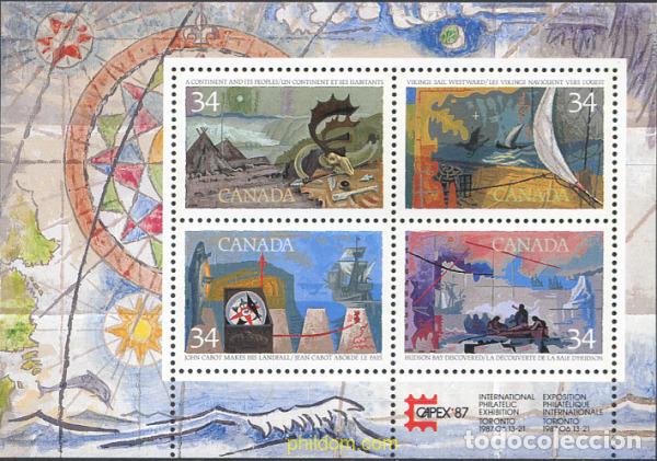 Sellos: 130277 MNH CANADA 1986 CAPEX 87. EXPOSICION FILATELICA INTERNACIONAL EN TORONTO