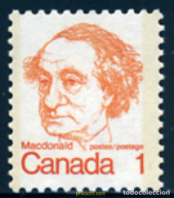 Sellos: 687973 MNH CANADA 1973 REINA ISABEL II Y PRIMEROS MINISTROS CANADIENSES