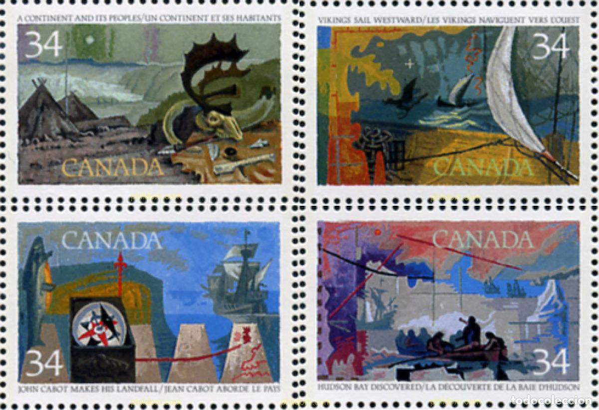 Sellos: 130276 MNH CANADA 1986 EXPLORACION DEL CANADA