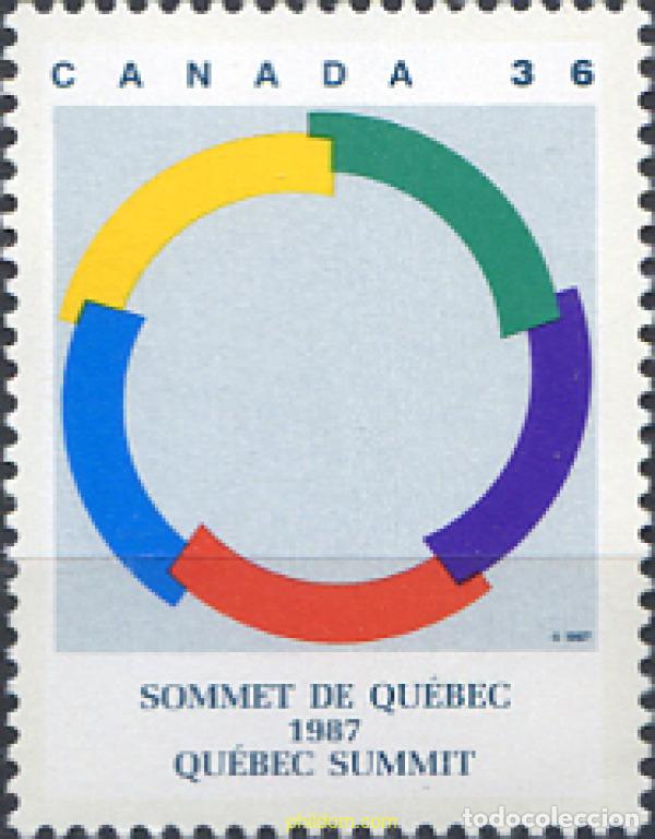 Sellos: 130319 MNH CANADA 1987 CUMBRE DE LOS PAISES FRANCOFONOS, EN QUEBEC
