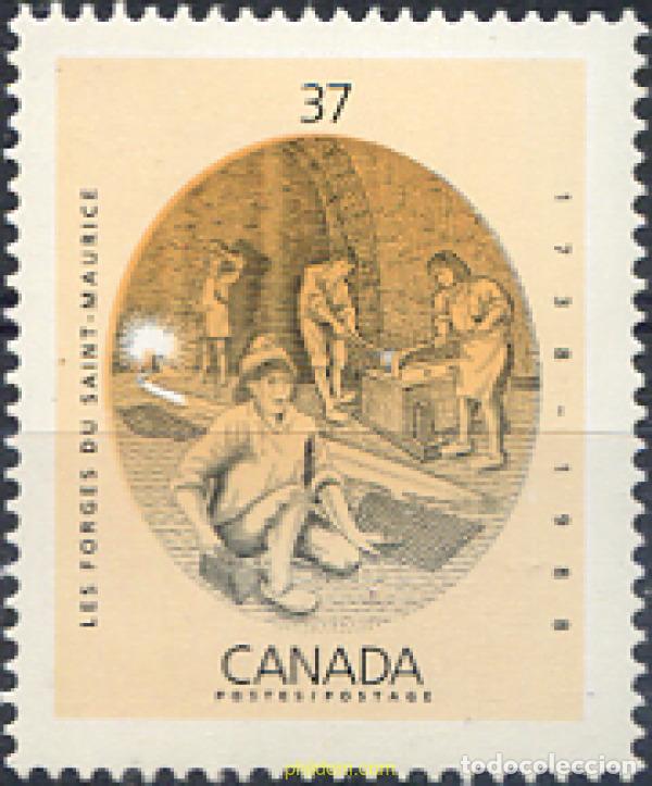 Sellos: 130335 MNH CANADA 1988 250 ANIVERSARIO DE LA INDUSTRIA PESADA EN CANADA, EN SAN MAURICIO
