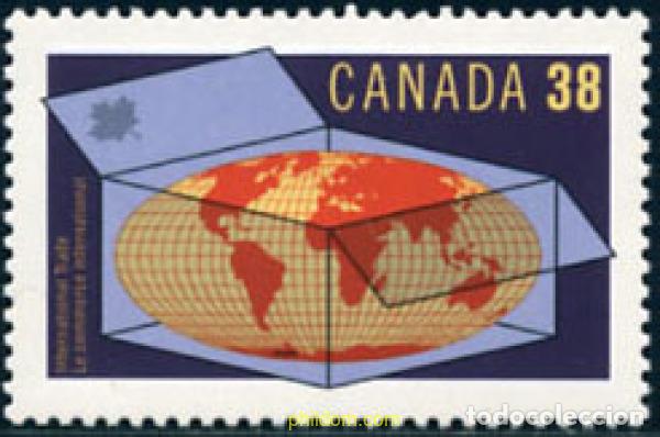 Sellos: 130380 MNH CANADA 1989 MES DE EXPORTACION COMERCIAL DE CANADA
