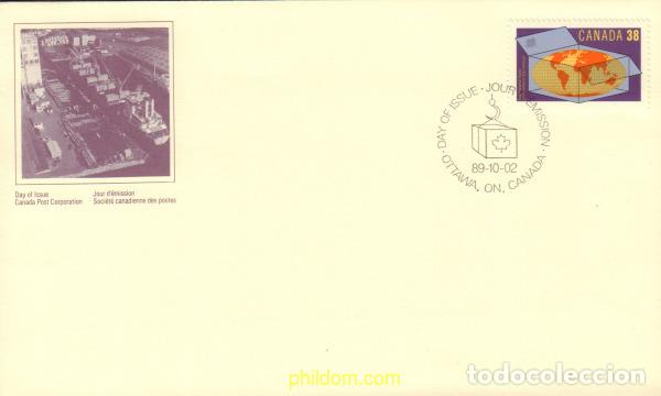 Sellos: 442493 MNH CANADA 1989 MES DE EXPORTACION COMERCIAL DE CANADA