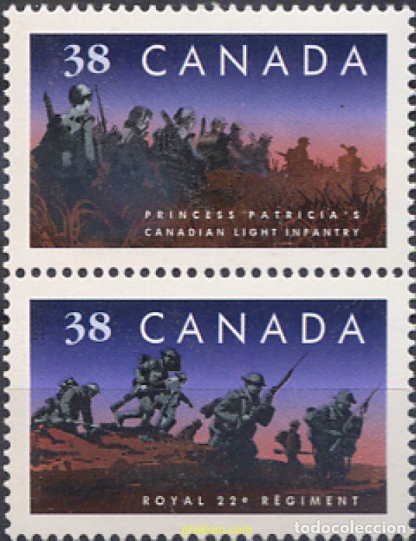 Sellos: 299512 MNH CANADA 1989 75 ANIVERSARIO DEL REGIMIENTO CANADIENSE