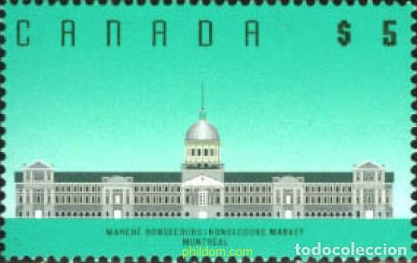 Sellos: 135383 MNH CANADA 1990 ARQUITECTURA