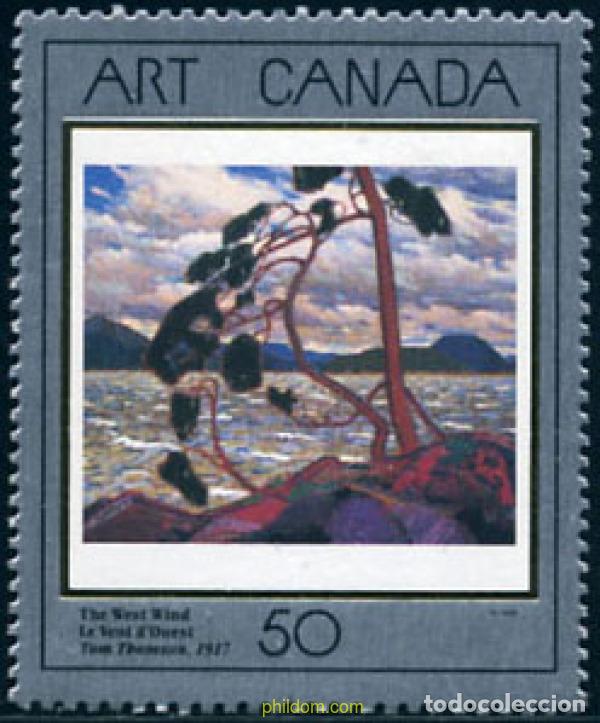 Sellos: 130405 MNH CANADA 1990 ARTE CANADIENSE