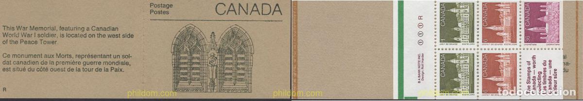 Sellos: 646866 MNH CANADA 1987 PARLAMENTO - Foto 1