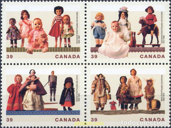 Sellos: 299518 MNH CANADA 1990 MU&Ntilde;ECAS - Foto 1
