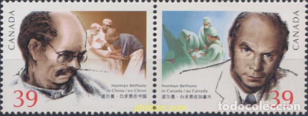 Sellos: 299515 MNH CANADA 1990 CENTENARIO DEL NACIMIENTO DE NORMAN BETHUNE