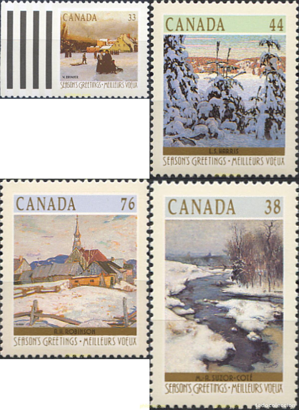 Sellos: 130393 MNH CANADA 1989 NAVIDAD