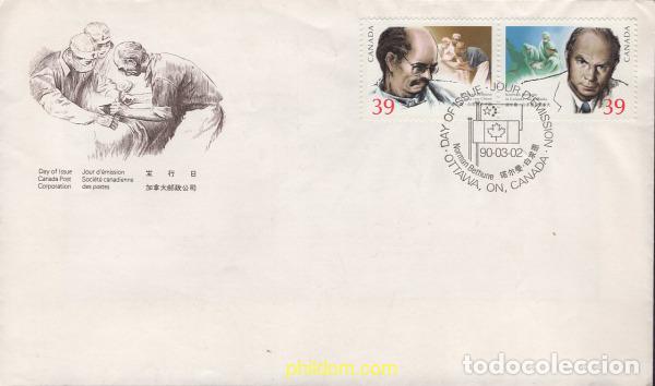 Sellos: 541136 MNH CANADA 1990 CENTENARIO DEL NACIMIENTO DE NORMAN BETHUNE