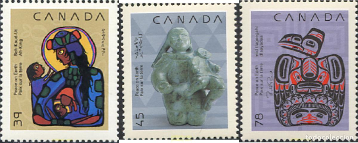 Sellos: 261983 MNH CANADA 1990 NAVIDAD - Foto 1