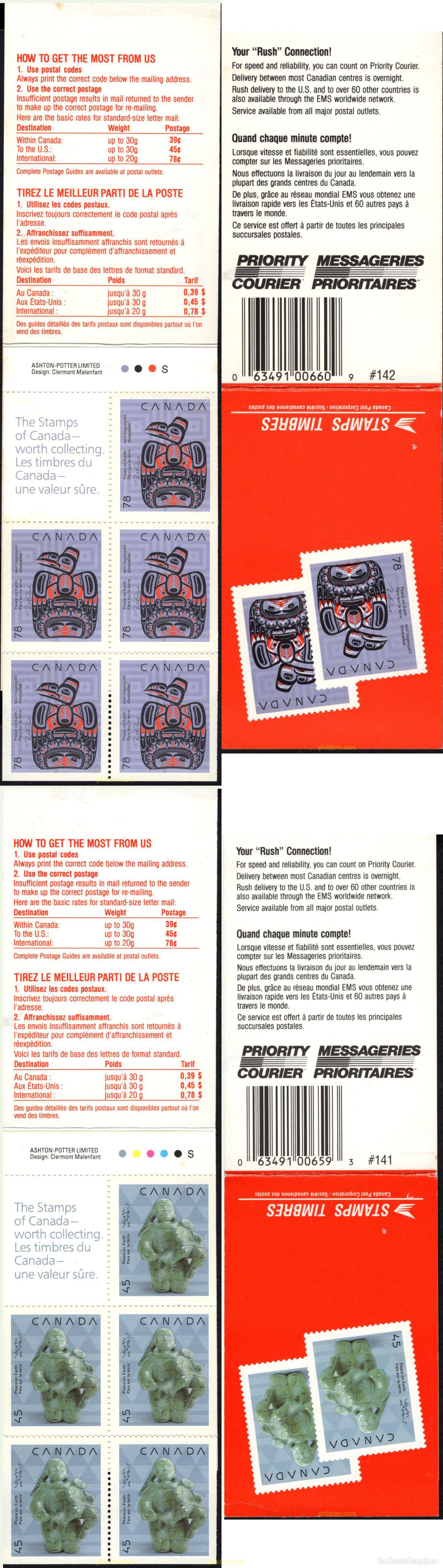 Sellos: 688626 MNH CANADA 1990 NAVIDAD - Foto 1