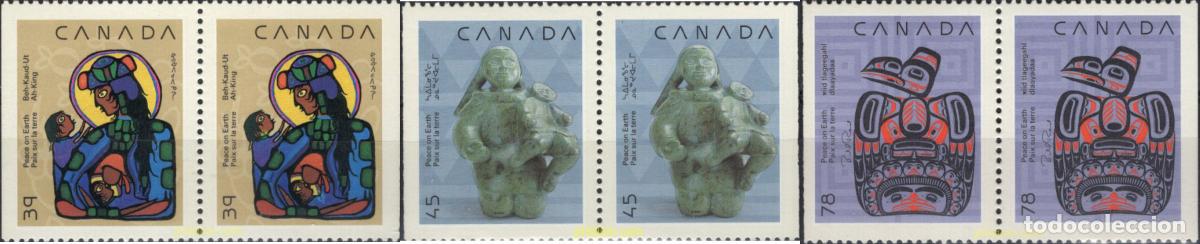 Sellos: 688627 MNH CANADA 1990 NAVIDAD - Foto 1