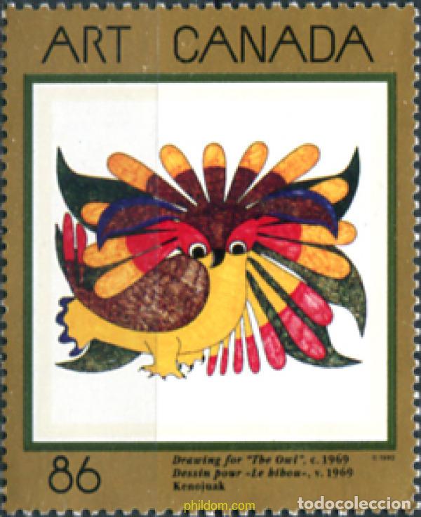 Stamps: 130526 MNH CANADA 1993 ARTE CANADIENSE