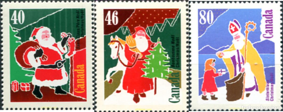 Sellos: 337113 MNH CANADA 1991 NAVIDAD - Foto 1