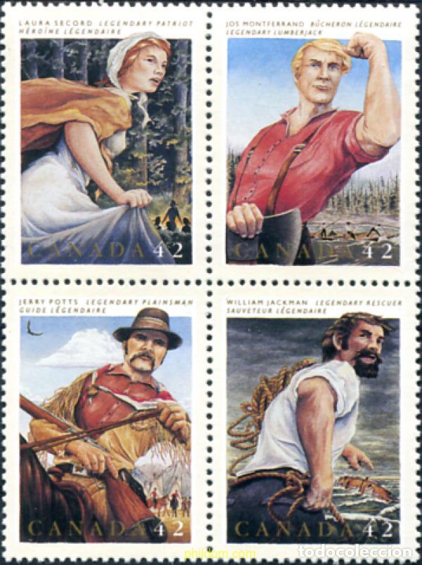 Francobolli: 300334 MNH CANADA 1992 FOLCLORE CANADIENSE