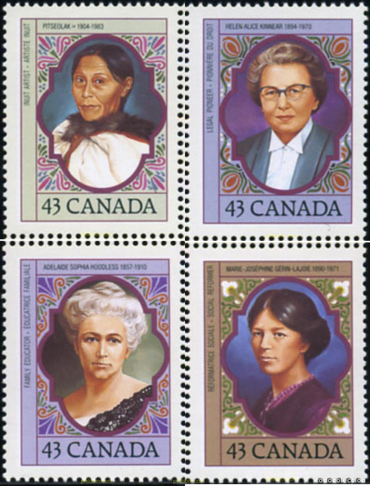 Francobolli: 130524 MNH CANADA 1993 DIA INTERNACIONAL DE LA MUJER