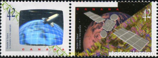 Francobolli: 203826 MNH CANADA 1992 CANADA EN LA ERA ESPACIAL