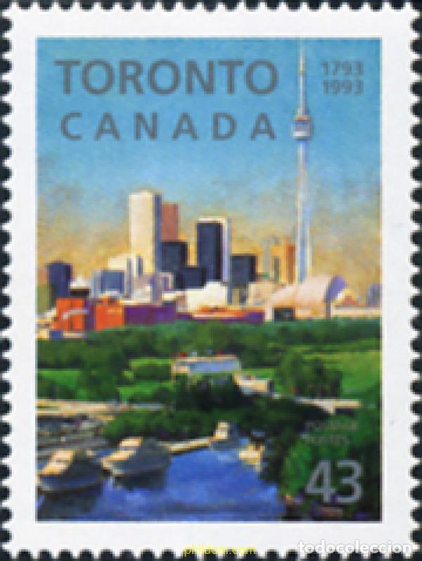 Briefmarken: 130537 MNH CANADA 1993 BICENTENARIO DE TORONTO