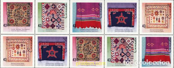 Sellos: 687808 MNH CANADA 1993 TAPICERIA ARTESANAL