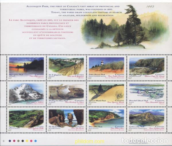 Sellos: 280700 MNH CANADA 1993 FIESTA DE CANADA. CENTENARIO DEL PARQUE ALGONQUIN