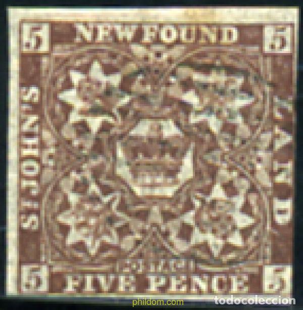 Sellos: 251507 USED CANADA. Terranova 1861 PERSONAJES DE LEYENDA