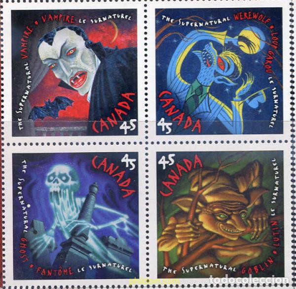 Sellos: 300360 MNH CANADA 1997 SERES SOBRENATURALES