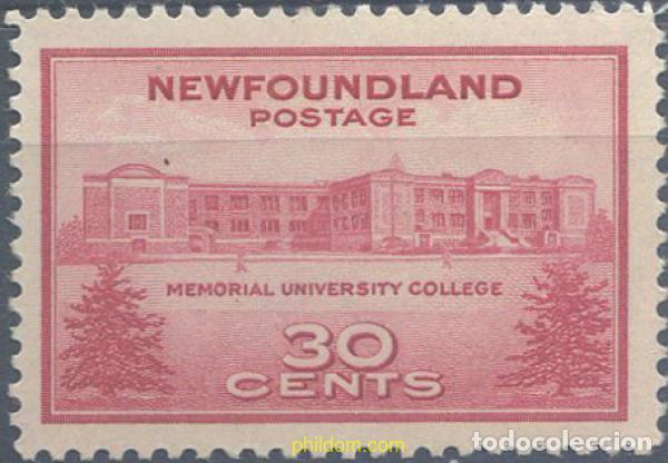 Sellos: 205536 MNH CANADA. Terranova 1943 EDIFICIOS - Foto 1