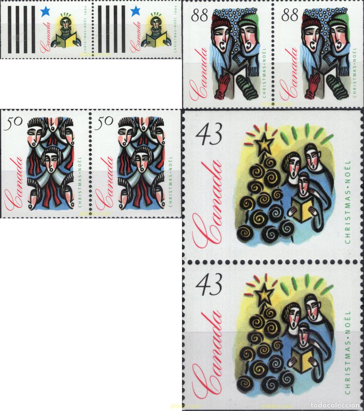 Sellos: 442596 MNH CANADA 1994 NAVIDAD - Foto 1