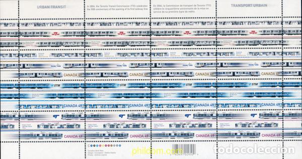 Sellos: 145514 MNH CANADA 2004 TRANSPORTES - Foto 1