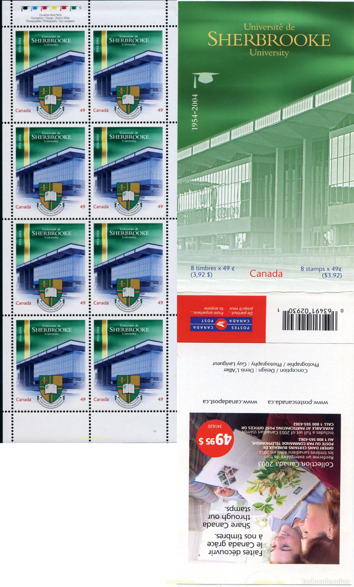 Sellos: 149341 MNH CANADA 2004 UNIVERSIDADES