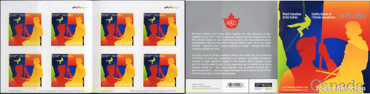 Sellos: 149333 MNH CANADA 2004 125 ANIVERSARIO DE LOS CADETES REALES